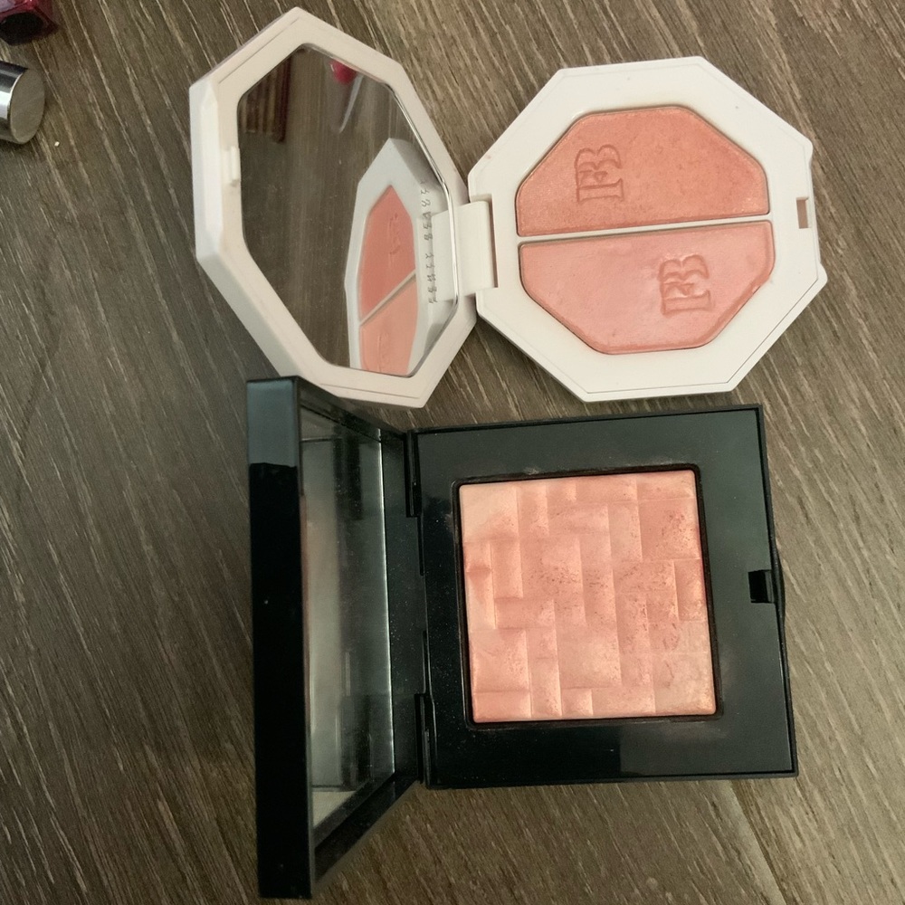 Highlighter set- Bobbie brown sunrise gold and fenty killawatt
